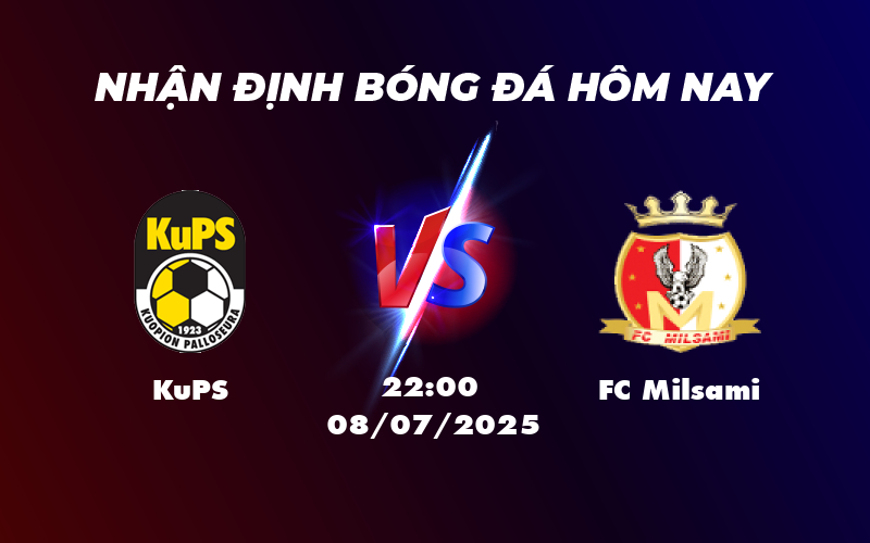 Nhận định soi kèo trận KuPS vs FC Milsami Cuộc chiến tại Champions League vào ngày 08/07 1 kups fc milsami 08 07 c1